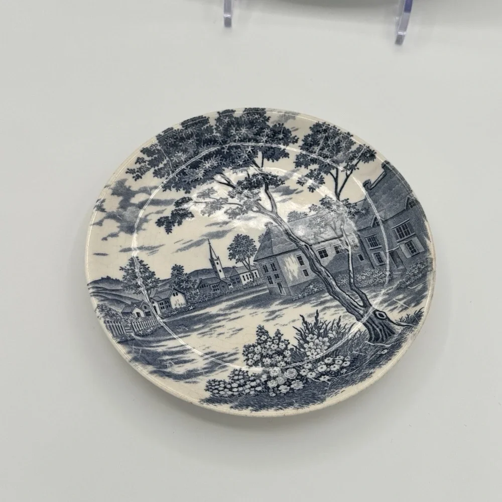 Vintage Holmar English Village Blue 10